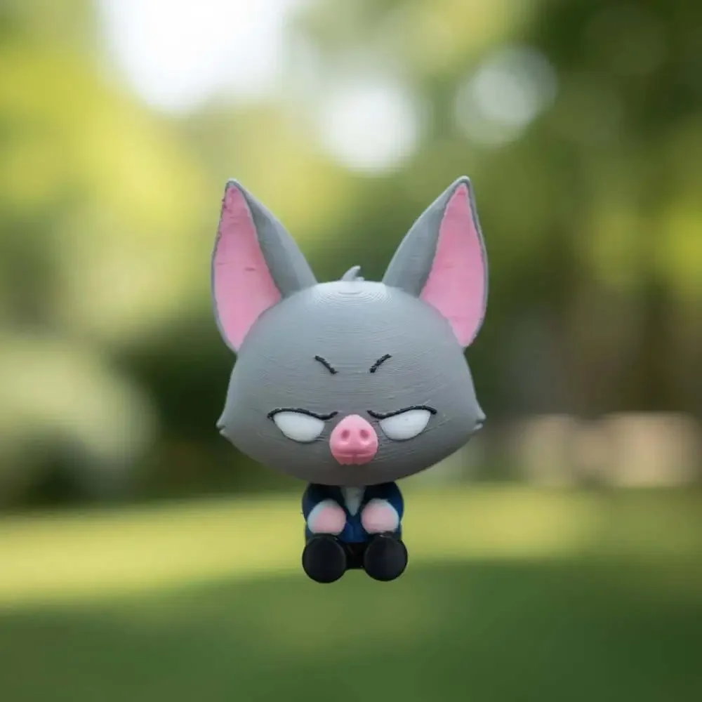 Dispatch Sonar 3D Printed Figure - 7Cm Bat Hero Desk Decor